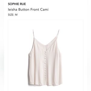 Stitch Fix button front cami, size medium.